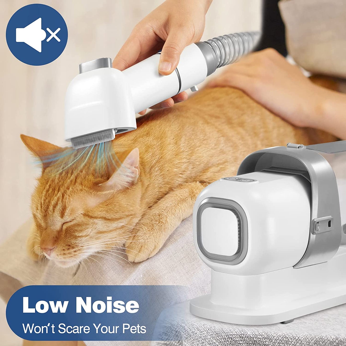 Dog Grooming Kit & Vacuum Suction 99% Pet Hair