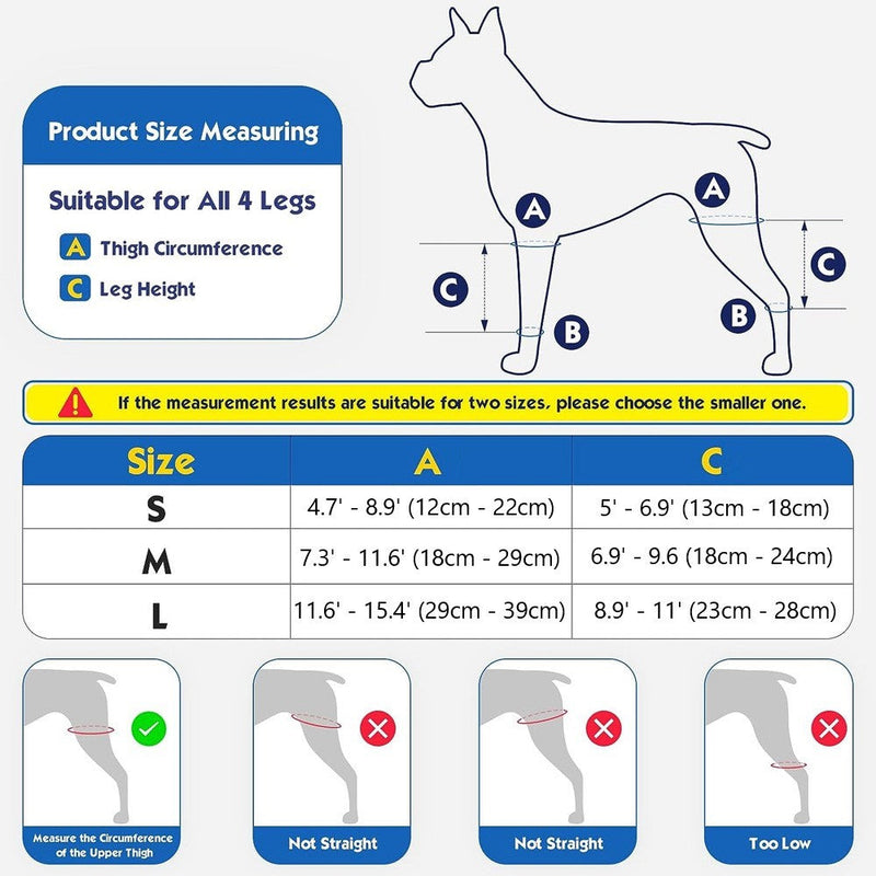 Dog Recovery Knee Brace Support