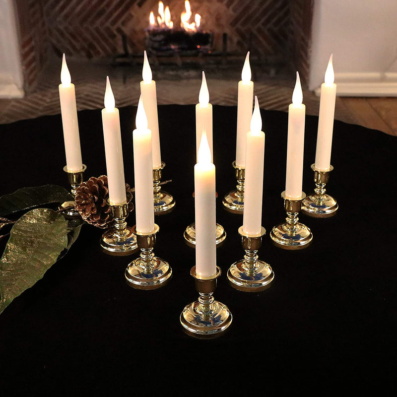 Flameless Ivory Window Candles