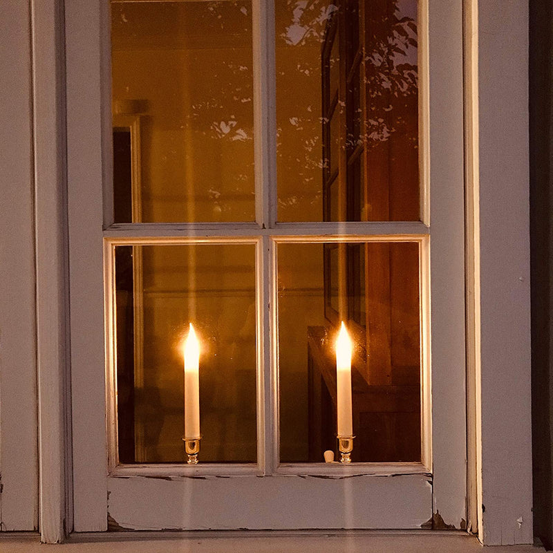 Flameless Ivory Window Candles