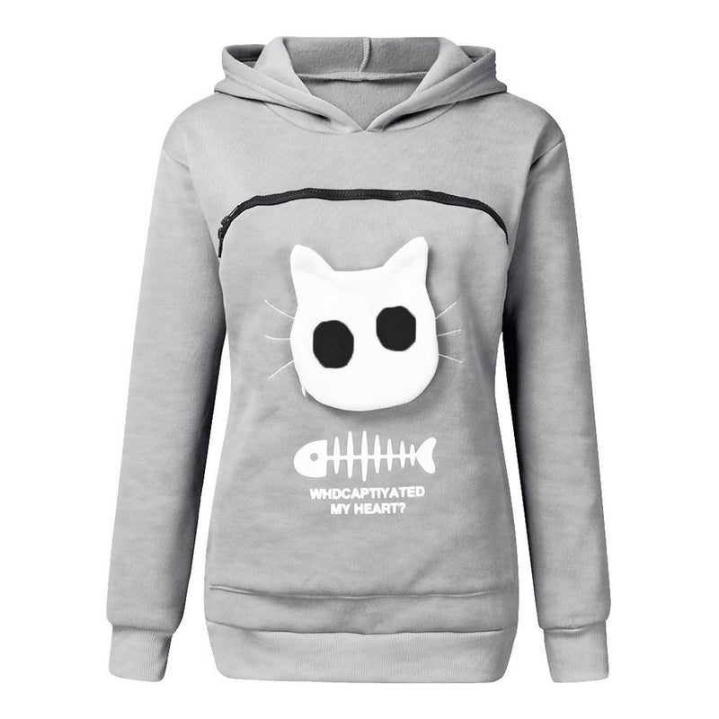 Cat Lovers Hoodie Cuddle Pouch