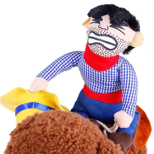 Novelty Cowboy Rider Pet Costume