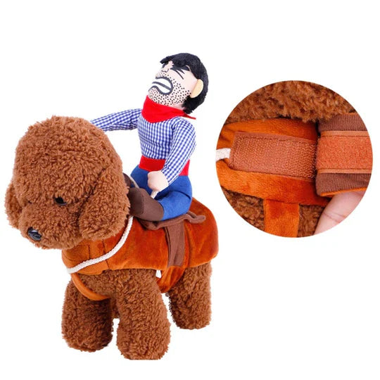 Novelty Cowboy Rider Pet Costume