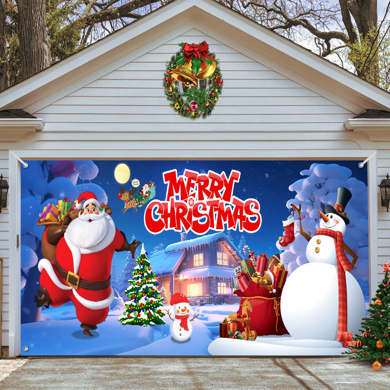 Garage Door Christmas Decorations