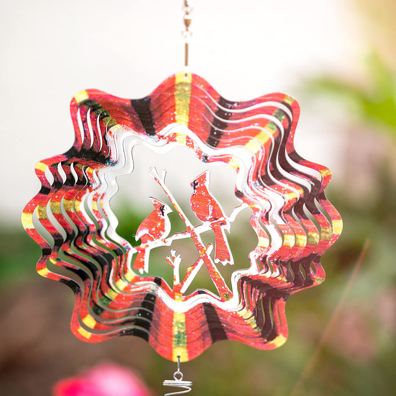 3D Garden Decorative Cardinal Wind Spinner