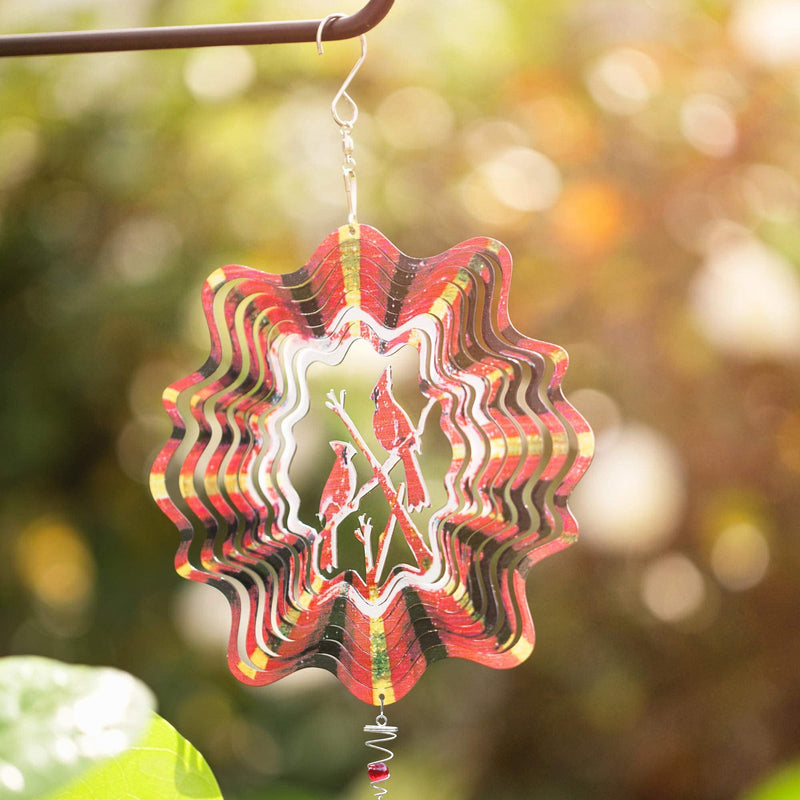 3D Garden Decorative Cardinal Wind Spinner