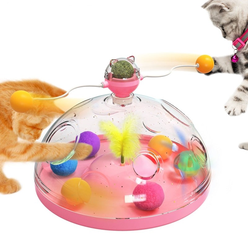 Cat Windmill Interactive Multifunctional Catnip Toy