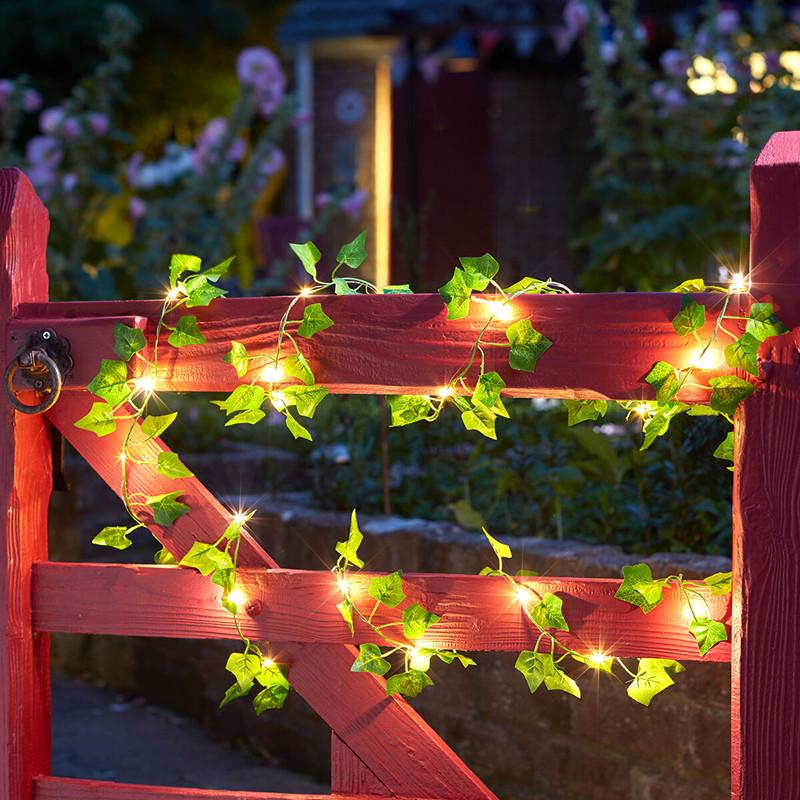 Solar Rattan Lights