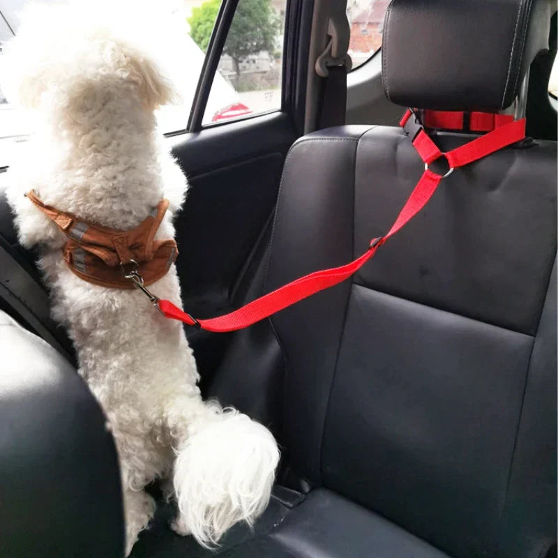 2 Pack Headrest Dog Car Safety Seatbelt