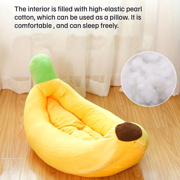 Pet Bed - Banana Shaped