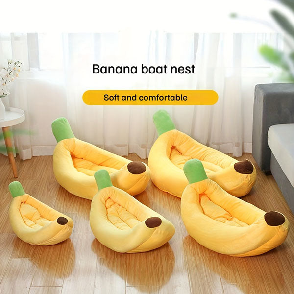 Pet Bed - Banana Shaped