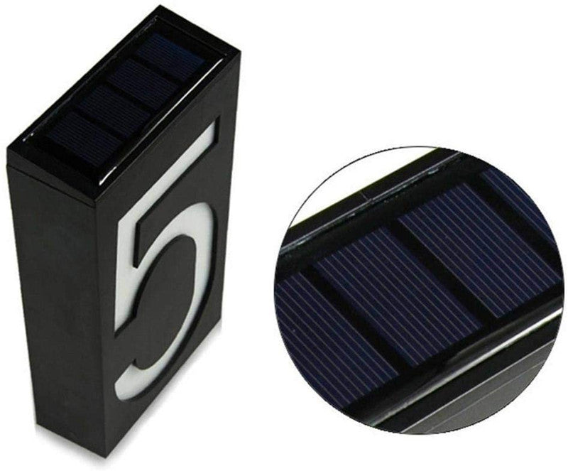 LED Solar House Number Light