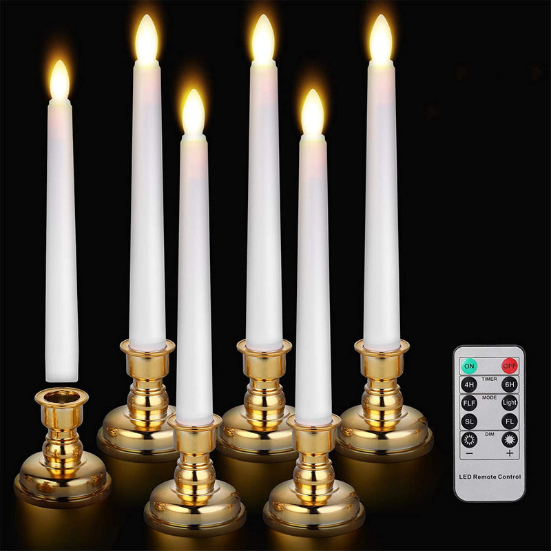 Flameless Ivory Window Candles