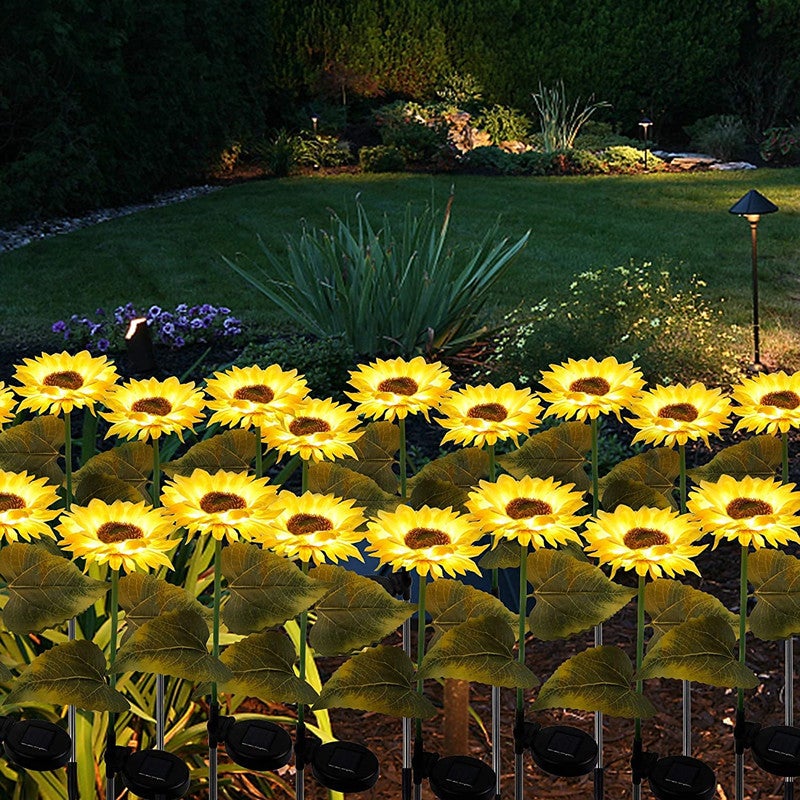 Solar Sunflower Light - 2 Pcs