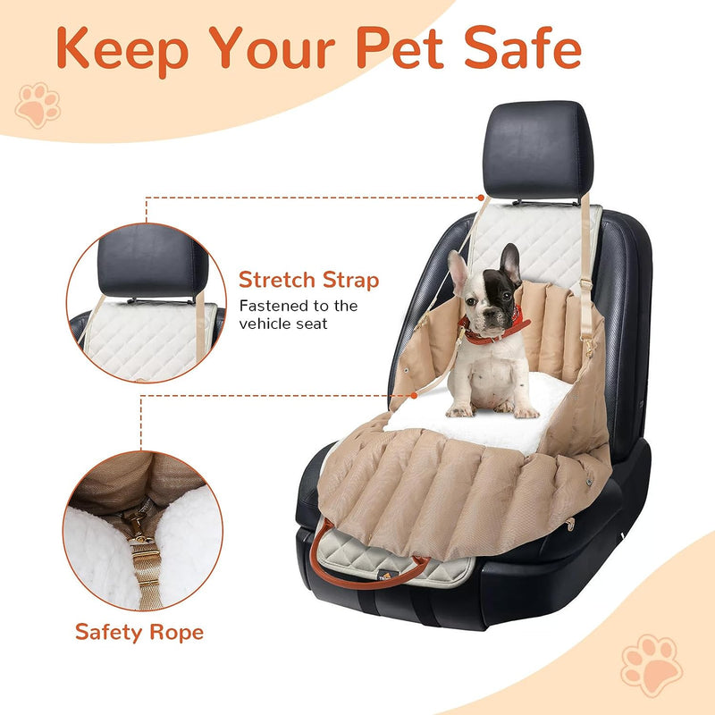 Dog Car Seat Booster for Small & Medium Dogs