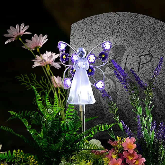 Solar Angel Garden Stake Lights