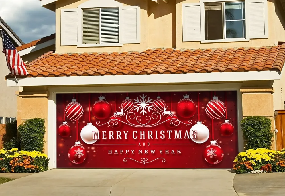 Garage Door Christmas Decorations
