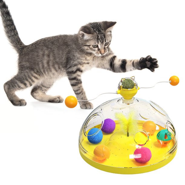 Cat Windmill Interactive Multifunctional Catnip Toy