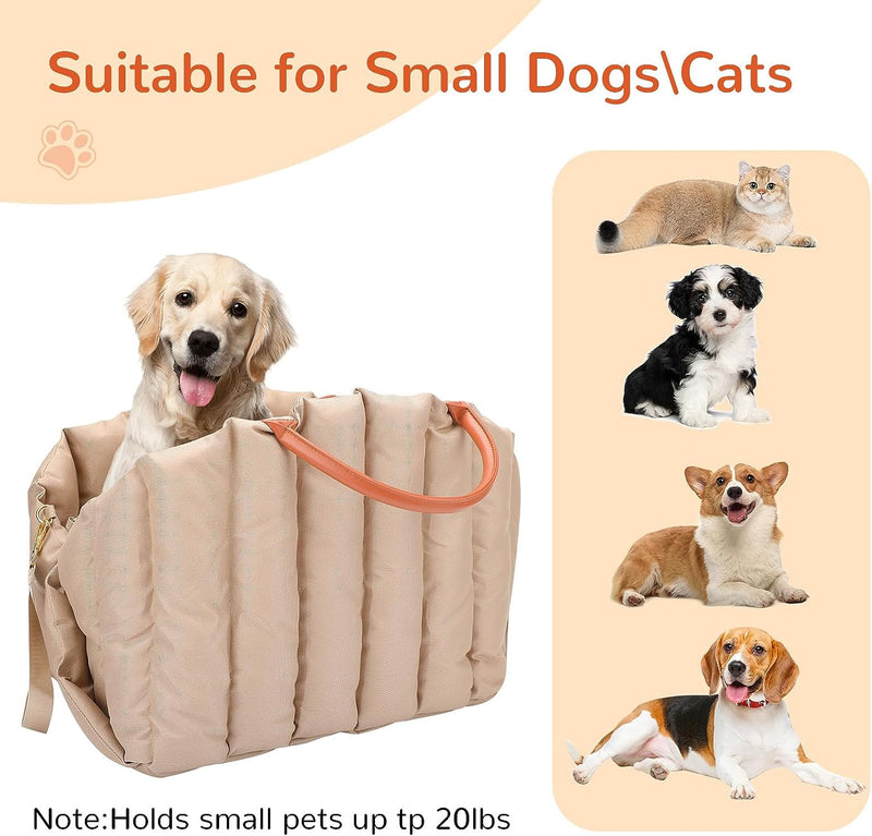 Dog Car Seat Booster for Small & Medium Dogs