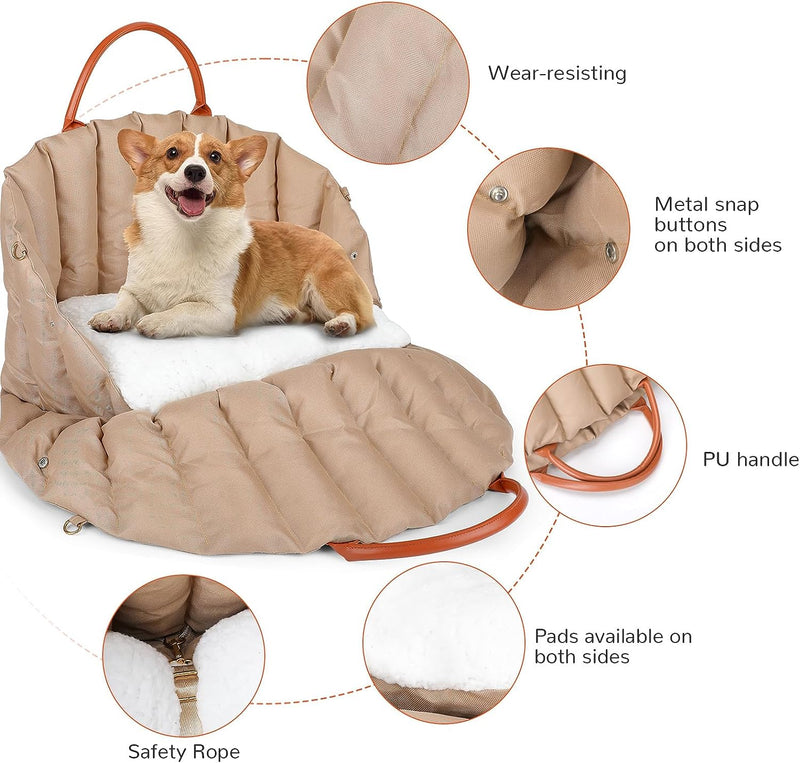 Dog Car Seat Booster for Small & Medium Dogs