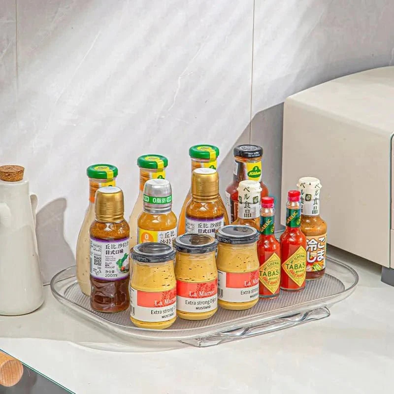 Lazy Susans Turntable Organizer for Refrigerator