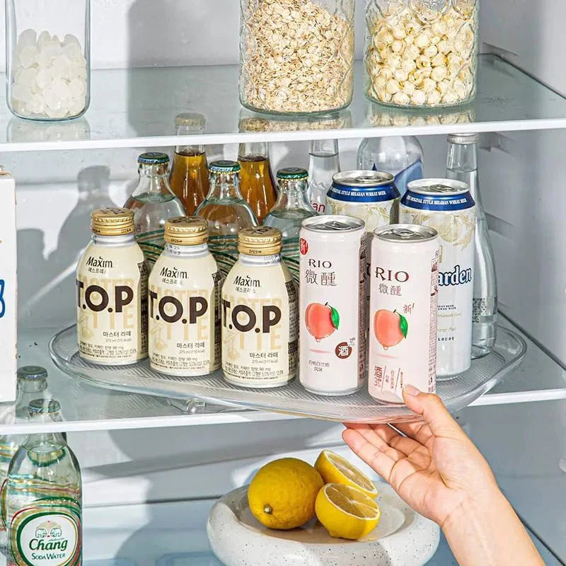 Lazy Susans Turntable Organizer for Refrigerator