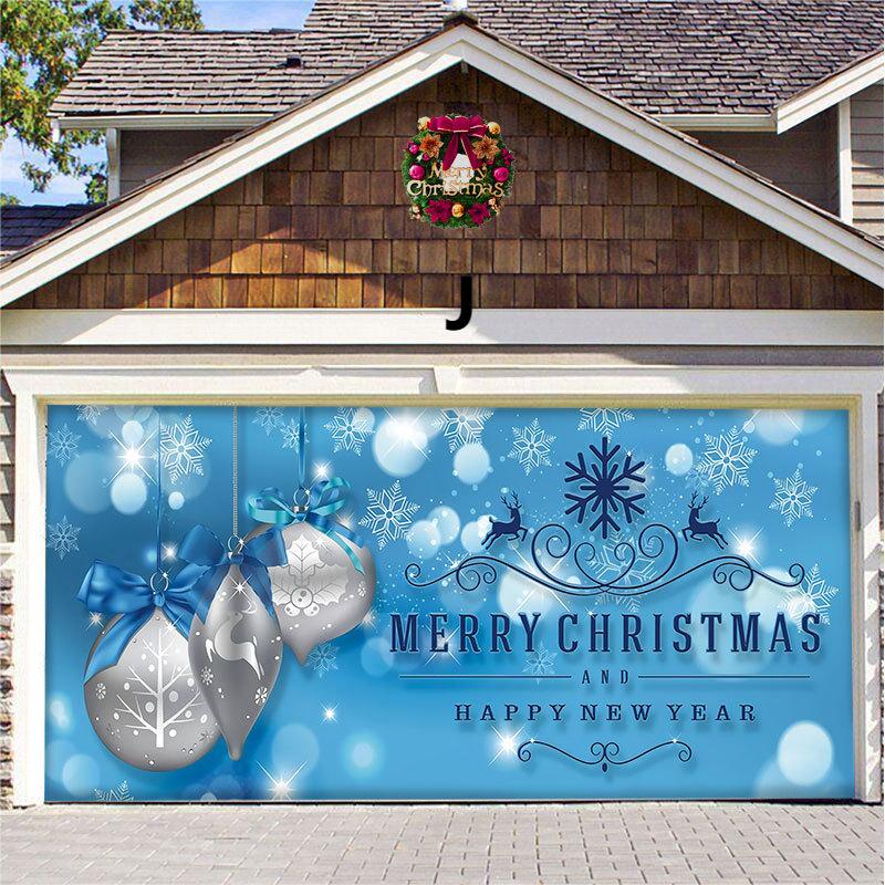 Garage Door Christmas Decorations