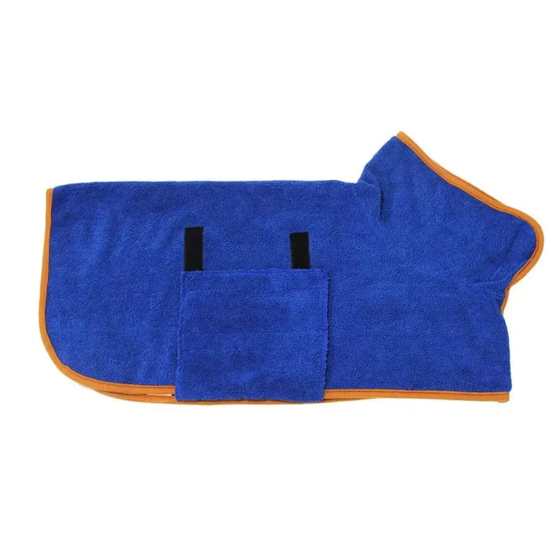 Super Absorbent Pet Bathrobe for Dogs & Cats of All Sizes