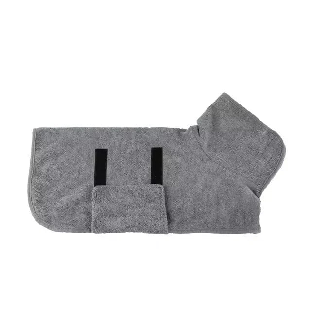 Super Absorbent Pet Bathrobe for Dogs & Cats of All Sizes