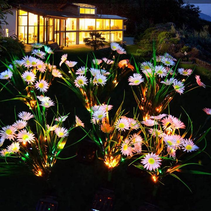 Solar Powered  Daisy Flower Light