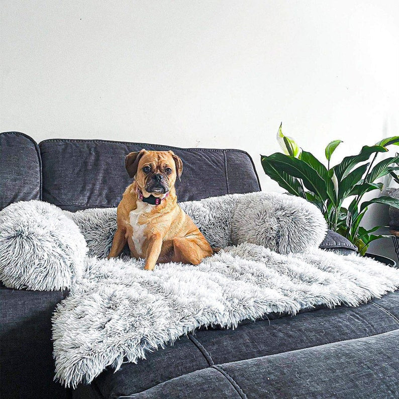 Washable Pet Sofa Bed, Calming Dog Bed, Dog Couch cover