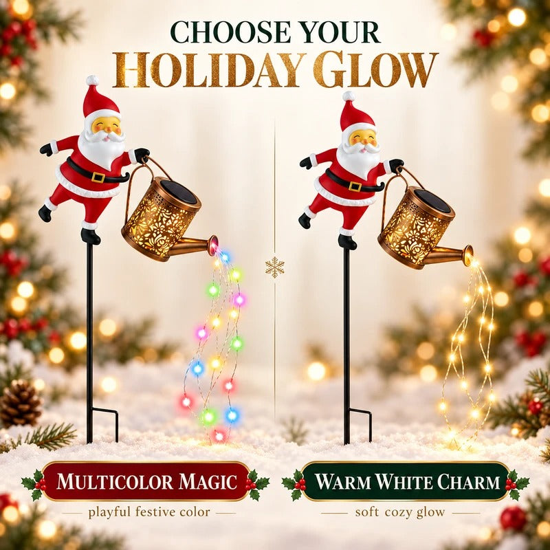 🎅Christmas Sale 49% OFF🎄Christmas Solar Santa Kettle Lights