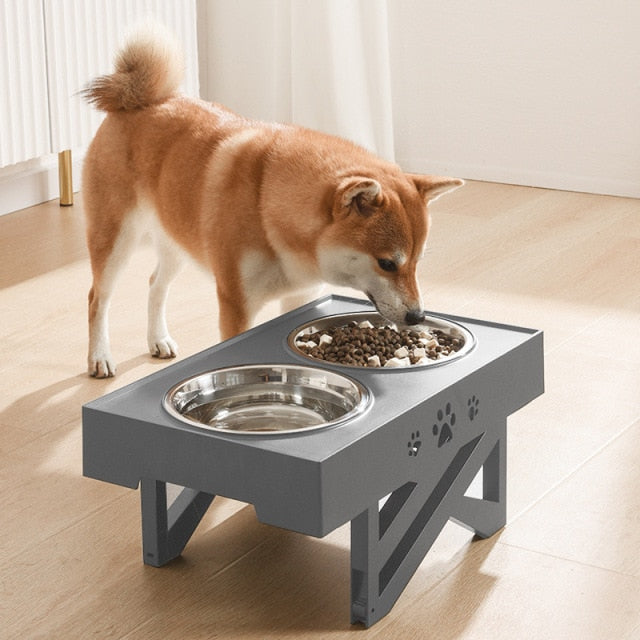 Adjustable Elevated Dog Bowls