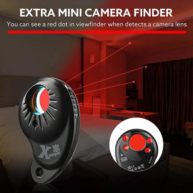 [2023 Upgrade] Professional Bug Detectors for Gps Tracker sweeper, Spy Camera Finder, RF Signal Device