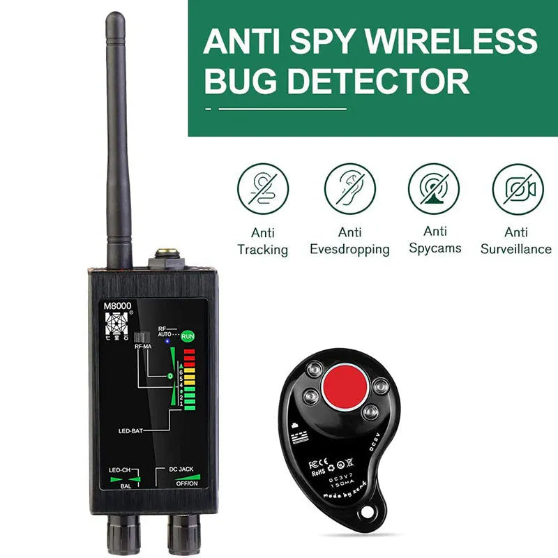 [2023 Upgrade] Professional Bug Detectors for Gps Tracker sweeper, Spy Camera Finder, RF Signal Device