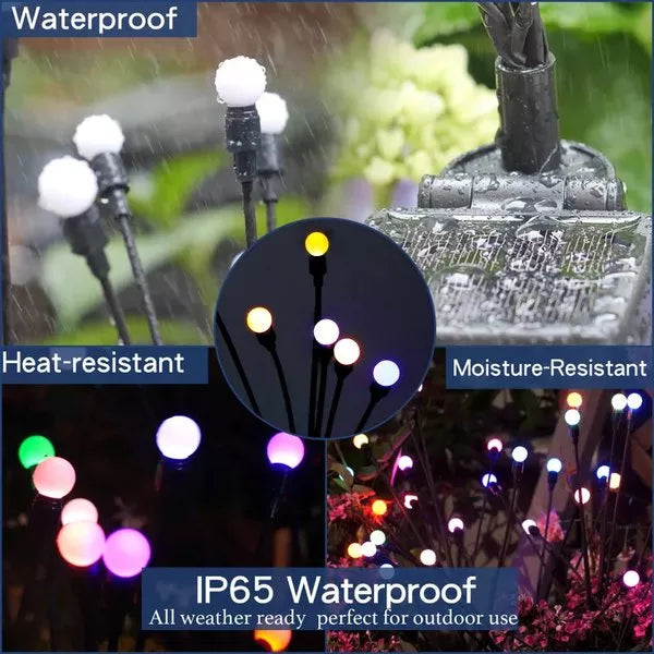 Solar Powered Firefly Garden Lights